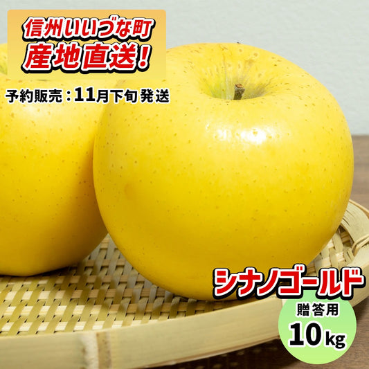 りんご シナノゴールド 11月下旬以降発送 贈答用 10kg