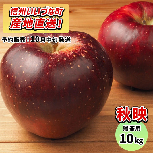 りんご 秋映 10月中旬以降発送  贈答用 10kg