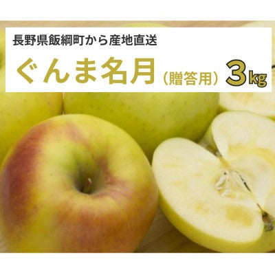 2025年11月上旬以降出荷 【贈答用】 りんご ぐんま名月 3kg