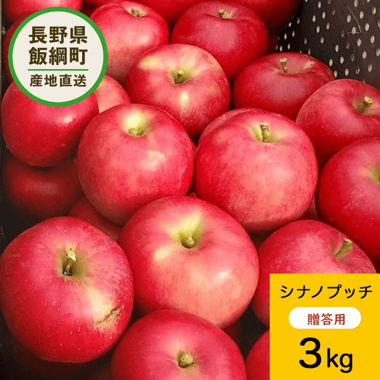 2025年9月下旬以降出荷 【贈答用】 りんご シナノプッチ 3kg